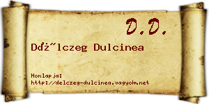 Délczeg Dulcinea névjegykártya